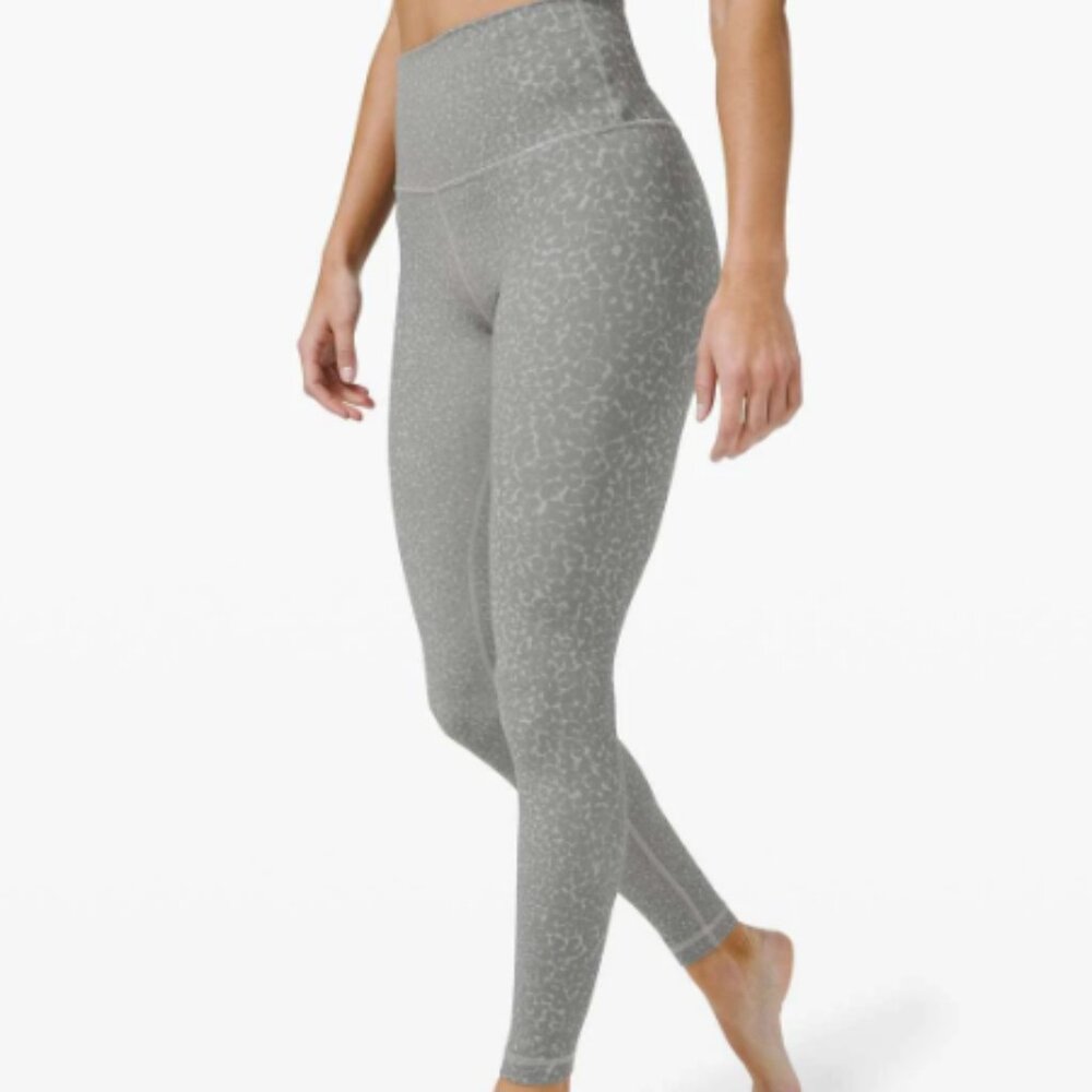 Lululemon Align Pant 28" - High-Rise Engineer Print City Camo Silver Drop Multi